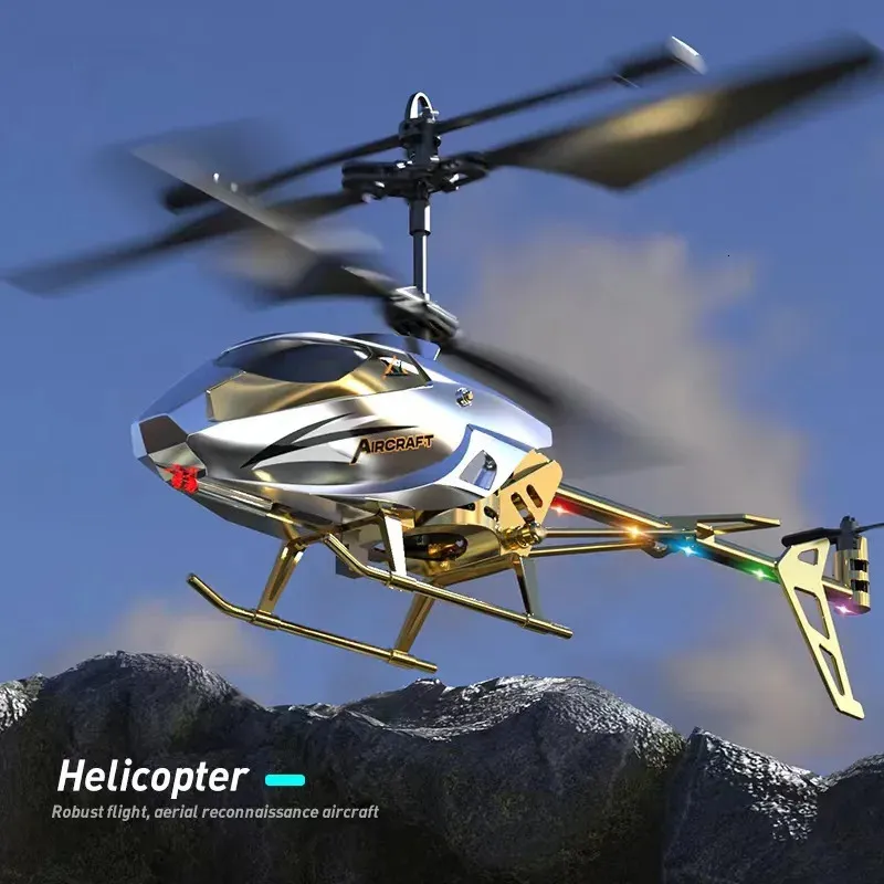 RC Helicopter 2.4 جيجا هرتز 3.5 ضغط الهواء قناة ارتفاع ضوء التحكم عن بُعد جهاز مروحية محاكاة هدية للأطفال 240117