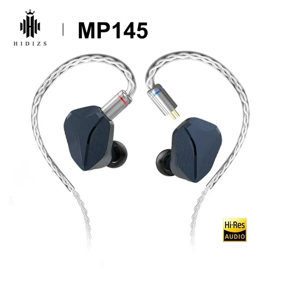 Écouteurs Hidizs MP145 HIFI écouteur 14.5mm pilote magnétique planaire ultra-large HiFi Inear IEMs écouteurs filaires avec câble IEM détachable