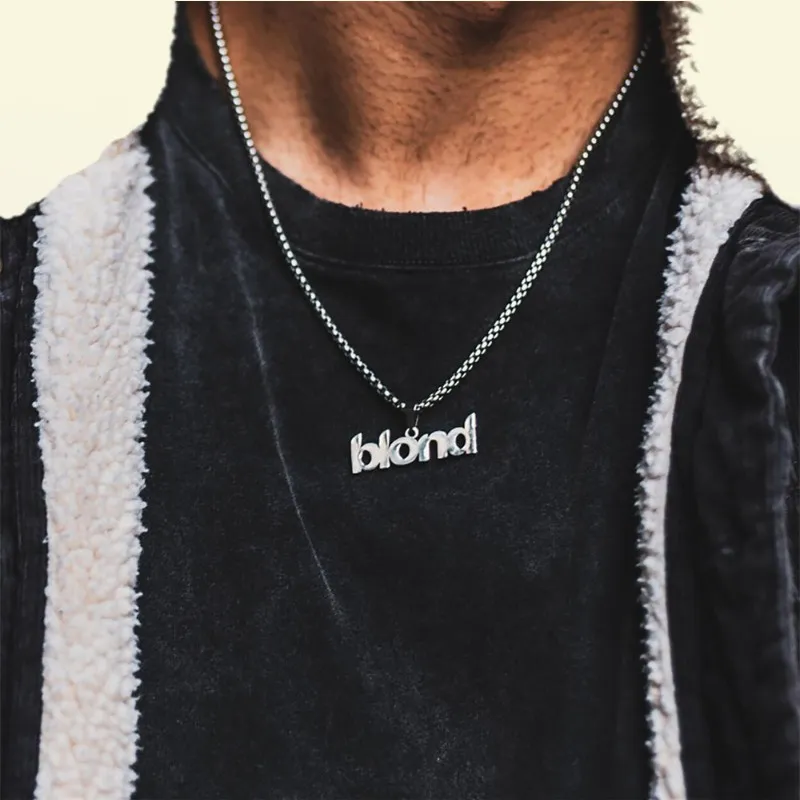 Frank Ocean Blond Inspired Pendant Necklace - Hiphop Street Style