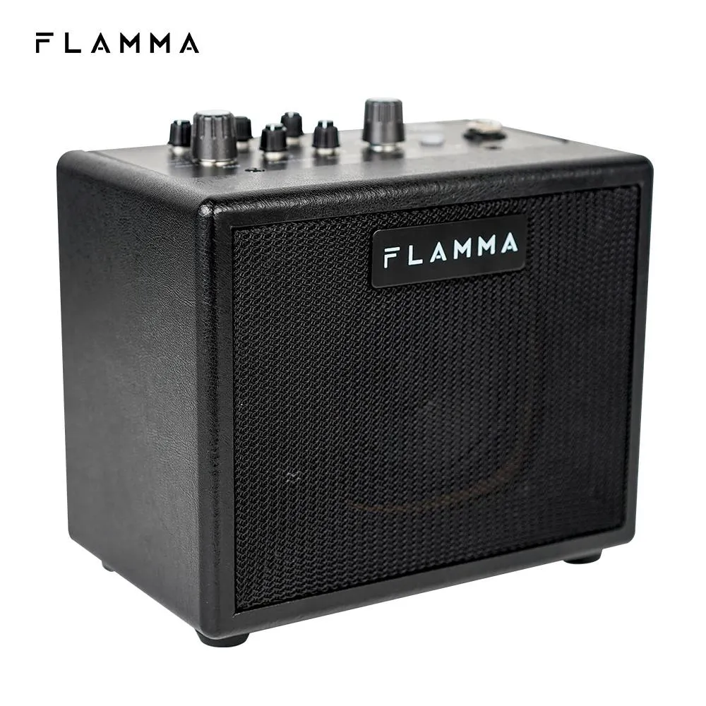 Speakers Flamma Fa05 Electric Guitar Amplifier Amp Bluetooth Combo Amplifier Speaker Mini Portable with 7 Preamp Models 40 Drum Hine