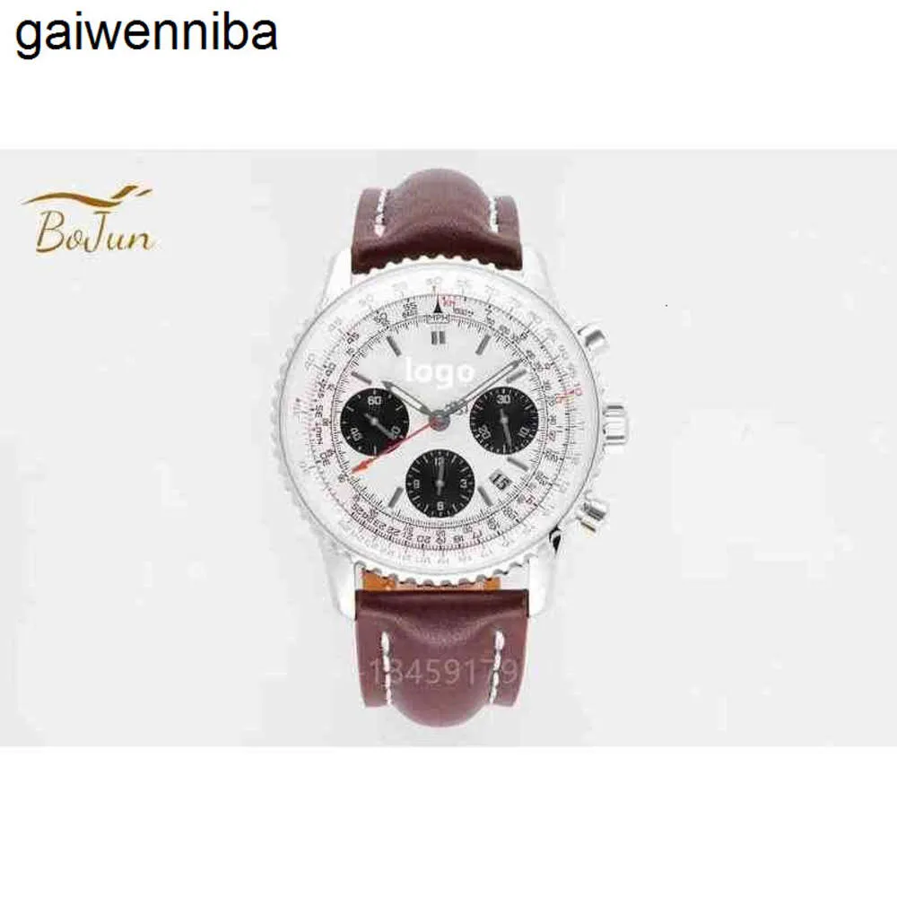 Breitlinx ruch aaaaa niestandardowy luksusowy chronograf Panda Classic Disc Watch 7750 BLS Factory Aviation Rozmiar B01 43 mm eta potl