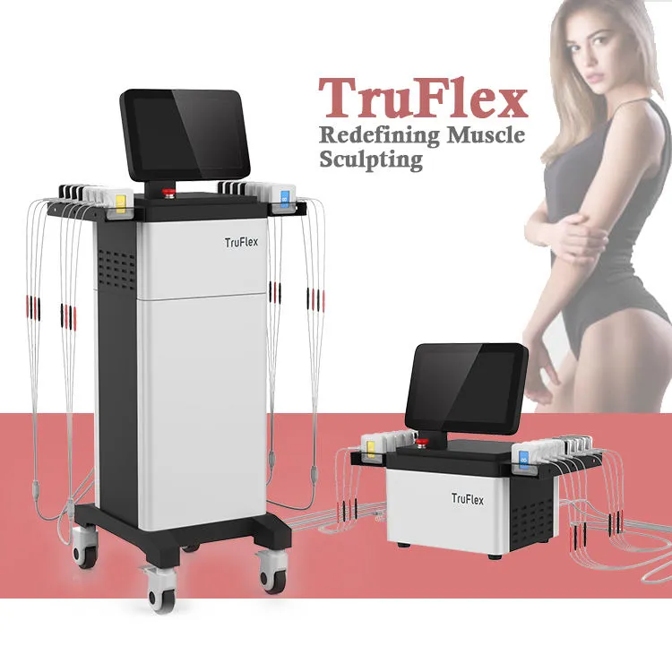 EMS muskelstimulator Trushape Fat Body Slimming RF Skin åtdragning RF Monopolär terapi Slimming Beauty Machine