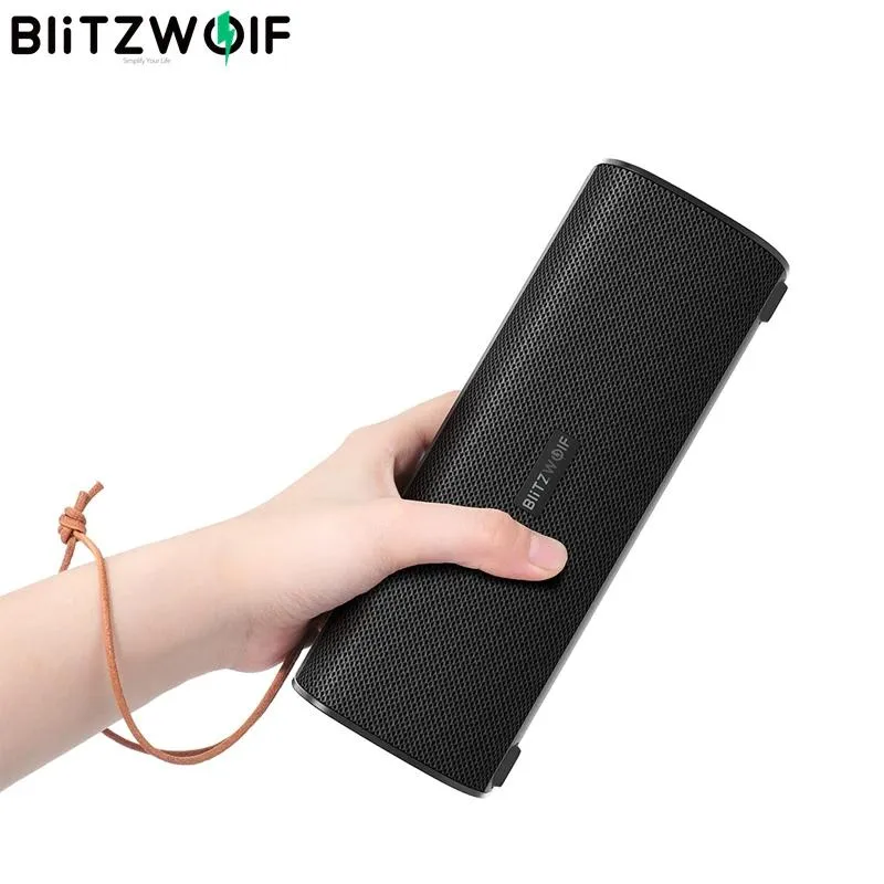 Högtalare Blitzwolf 20W BluetoothCompatible TWS -högtalare Trådlösa högtalare Dubbel Passiv membran NFC Bass Stereo Outdoors Soundbar