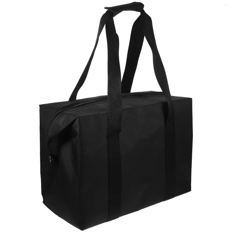 Dinnerware Tote Bag Insulated Shopping Grocery Carrier Bags For Delivery Freezer Insulation Cooler