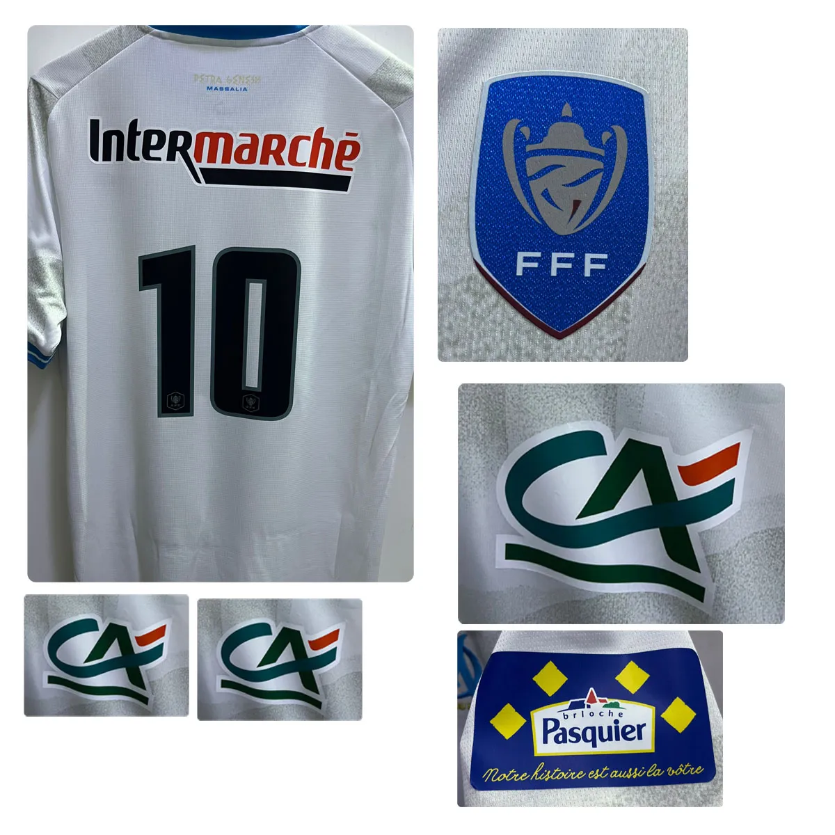 American College Football Wear 2024 OM Coupe De France Maillot Vitinha Harit Rongier Mbamba Clauss Maglia della Coppa di Lega francese con sponsor completo