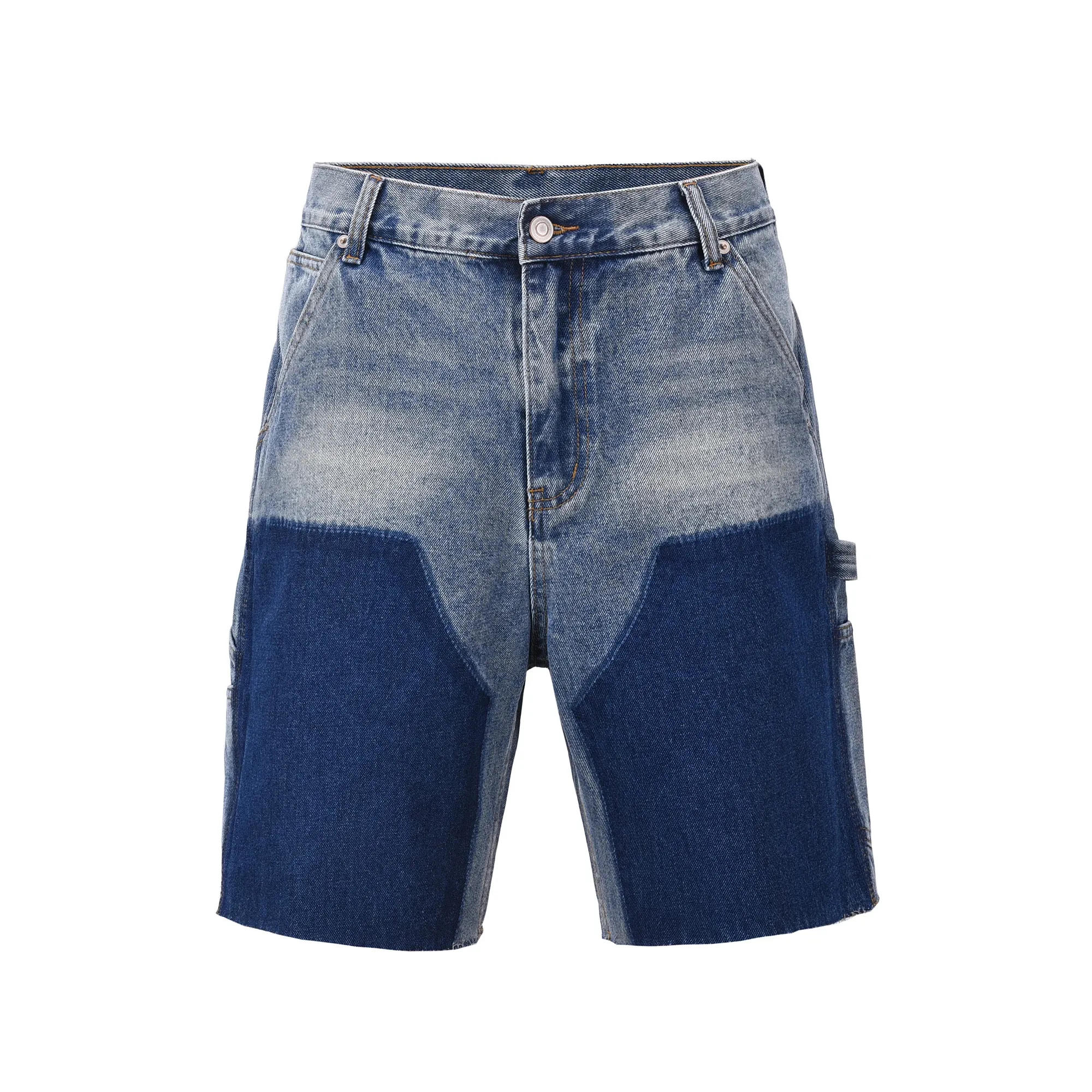 Save Big on Bulk Summer Cargo Shorts Men Baggy Denim Men's Cargo Shorts:  Wide Leg Denim Knee Length Pants, Oversized Summer Shorts For Casual Style 