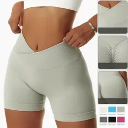 Active Shorts Seamless Gym Women Scrunch Yoga Fitness Wear Athletic Running Biker High Waisted Booty Workout Clothes