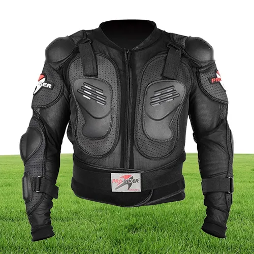  Chaqueta de motocicleta para motocicleta, chaqueta de carreras  de moto, a prueba de viento, protección de motocicleta, ropa protectora  para el cuerpo, Negro - : Automotriz