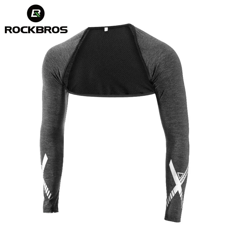 Gear Rockbross Summer Ice Silk Antiuv Shawl Men Mulheres Mulheres Ciclismo Arm Sleeves Pesca de vôlei que corre quentes de braços esportivos ao ar livre Aquecedores