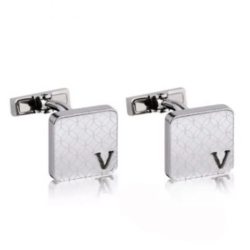 Luxurys Designers Cuff Link Fashion Jewelry for Mens and Women Classic Letter