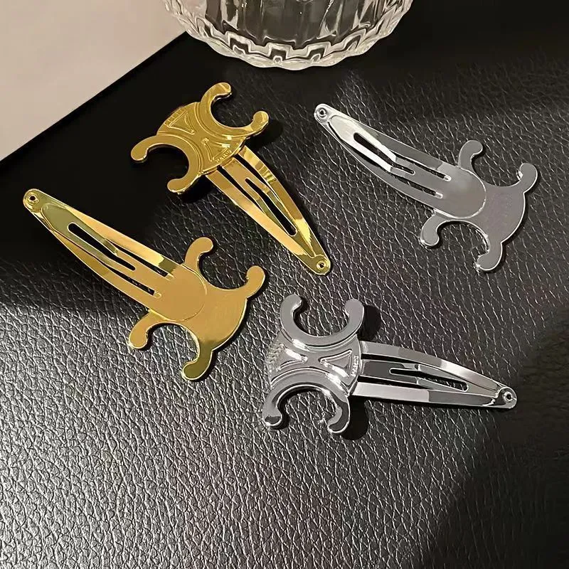 2023 New Fashion 18K gold designer Hair Clips & Barrettes classic Girls Hair Jewelry Accessories