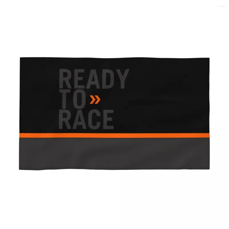 Towel Ready To Race Logo Quick Drying Racing Sport Motorcycle Rider Soft Linen Cotton Shower Towels