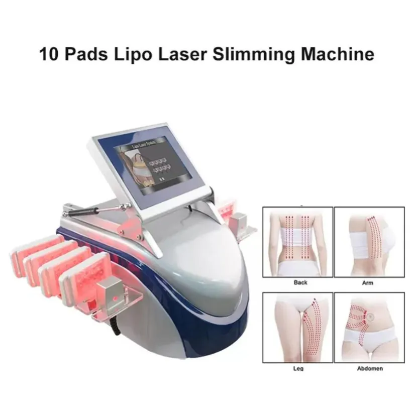 Machine amincissante professionnelle à Diode Lipolaser, élimination de la Cellulite, combustion des graisses, Laser Lipo pour le corps, 650nm 980nm428