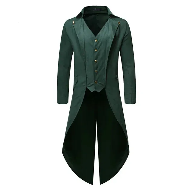 Manteau Steampunk Homme - Style Gothique Victorien - Costume Renaissance Halloween Cosplay
