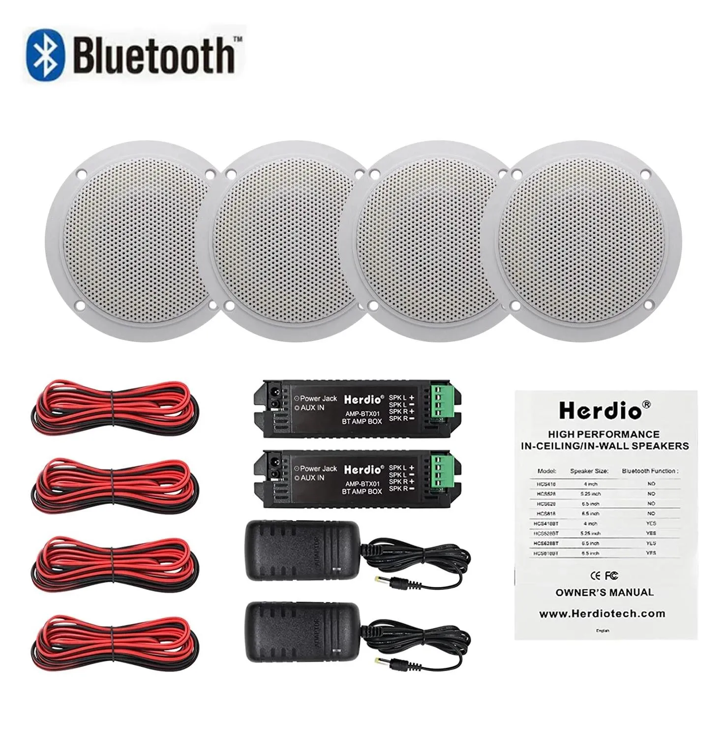 Altoparlanti Altoparlanti Bluetooth impermeabili marini da 4 pollici 160W per ATV UTV SPA Golf Moto Barca SPA Altoparlante musicale per interni all'aperto resistente ai raggi UV