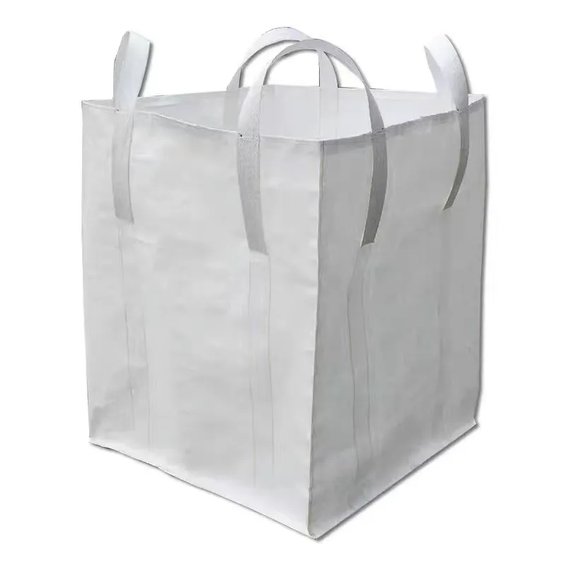 White ton bag ore industrial container bags thickening Packaging Bags No discharge port at the bottom