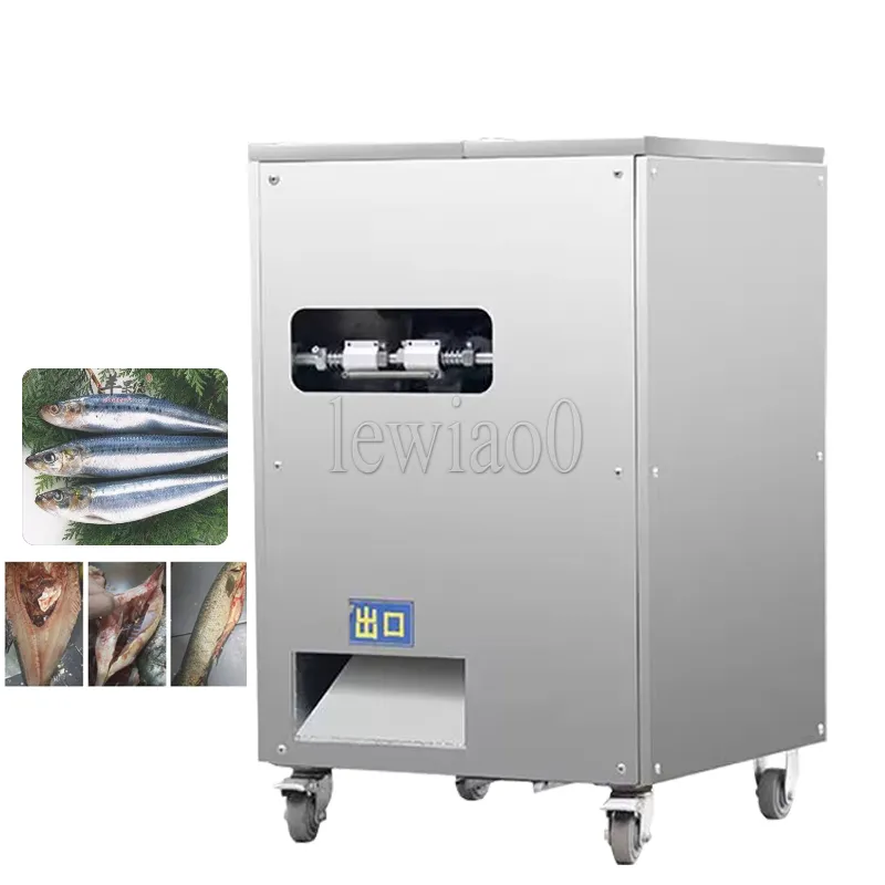 Commercial 220V Automatic Fish Processing Machine 1500W High Speed Scraping Scale Fish Gutting Machine Fish Killing Machine