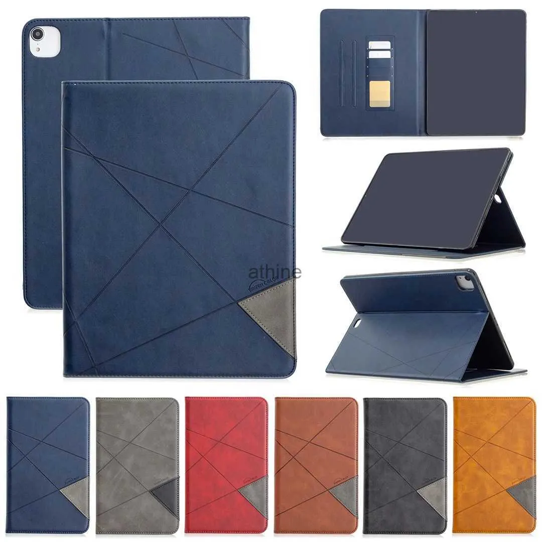 Tablet PC -fall Väskor för iPad Pro 12 9 Inch 2020 Case Business Smart PU Leather Protective Tablet Cover för iPad Pro 12.9 SMART STAND SUCKSOFTIC CASE YQ240118