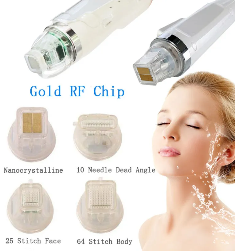 RF Equipment Microneedle RF Patroner 10 Pins 25Pins 64 Pins Nano Needles Fraktionell radiofrekvensmaskin