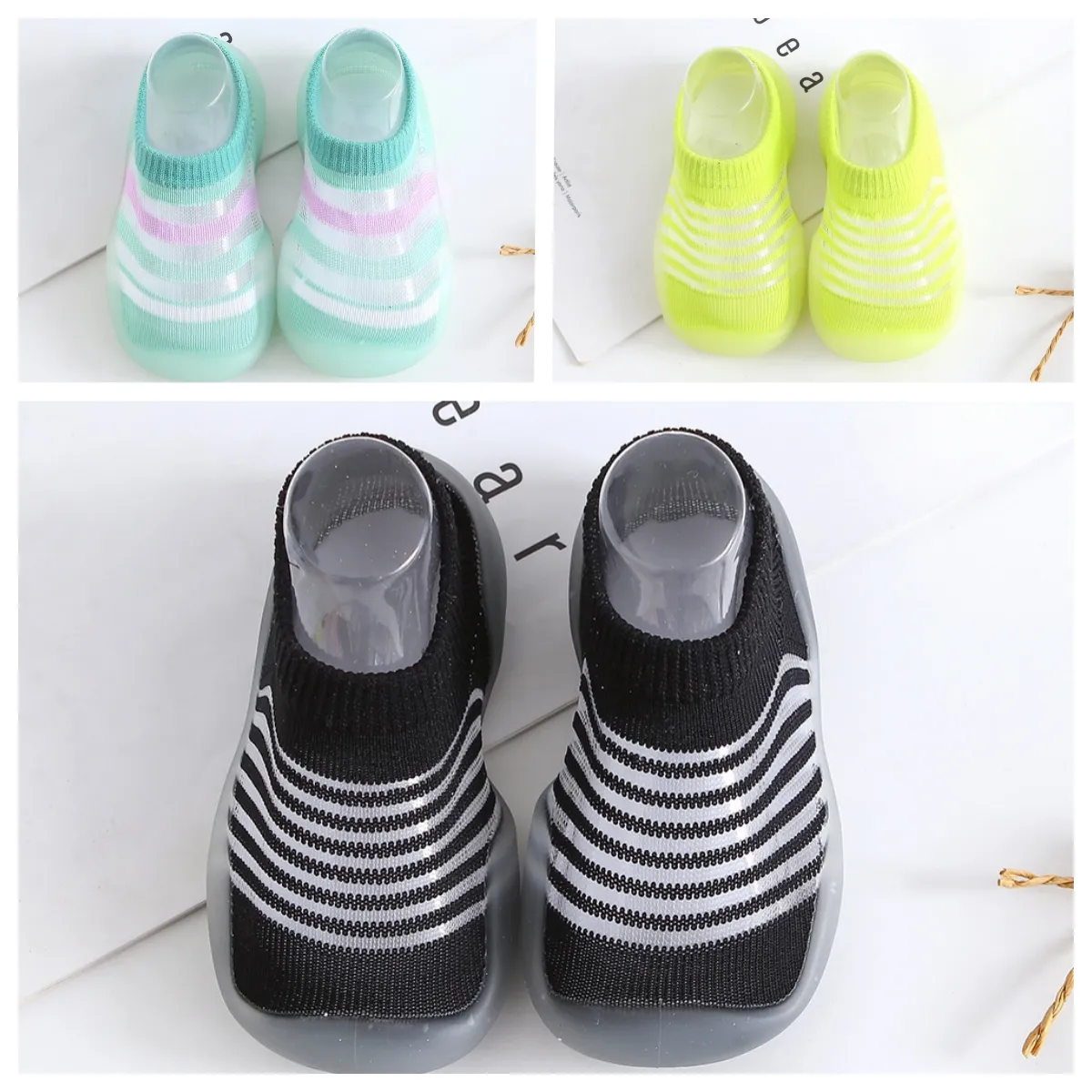 2024 NYA FÖRSTA WALKERS SOMMER GIRLS BOY PARDS SANDALS Baby Shoe 1-4 år gammal liten barn slip mjukare botten barn designer skor non-slip