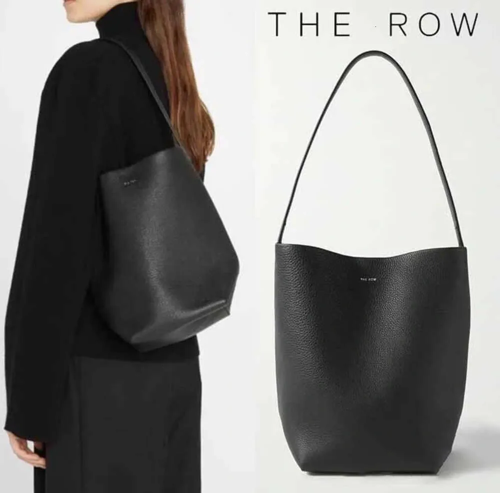 The Row Park Tote Bag para Mulher Luxurys Bolsa Designer Ombro Bucket Womens Bags Mens Genuíno Couro Pochette Crossbody Embreagem Mini Médio Grande Saco 622