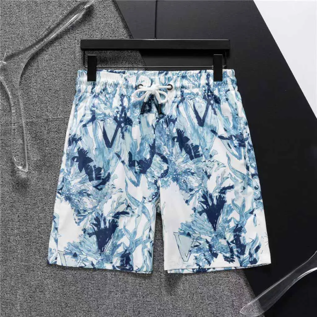 Novos shorts e calças esportivas masculinas de verão da moda, shorts de grife famosos, shorts de natação masculinos casuais com estampa de letras unissex para praia