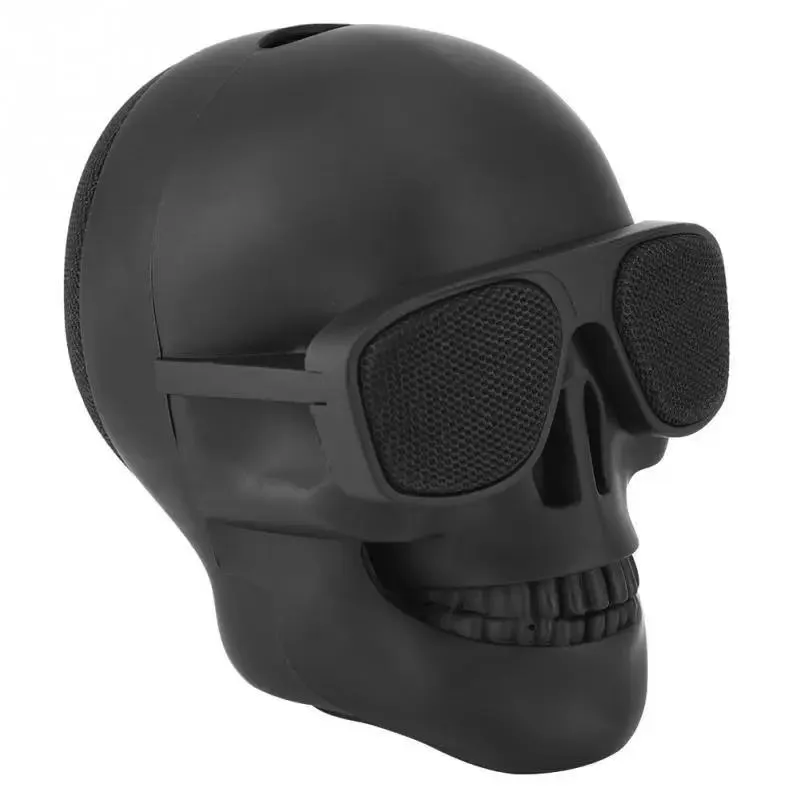 Högtalare Portable Mini Skull Head Högtalare Trådlös Bluetooth Stereo -högtalare HD Basshögtalare