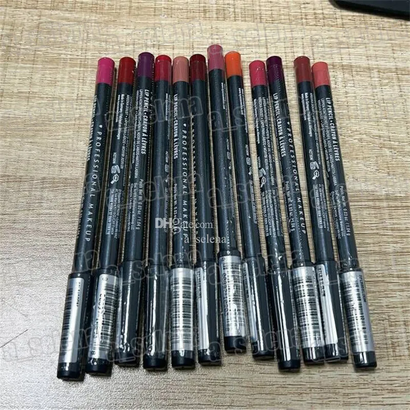 Slim Lip Pencil Liner 12 Colors Pencils Lip Extly من السهل ارتداءها و Lipliner 1.04g طويل الأمد