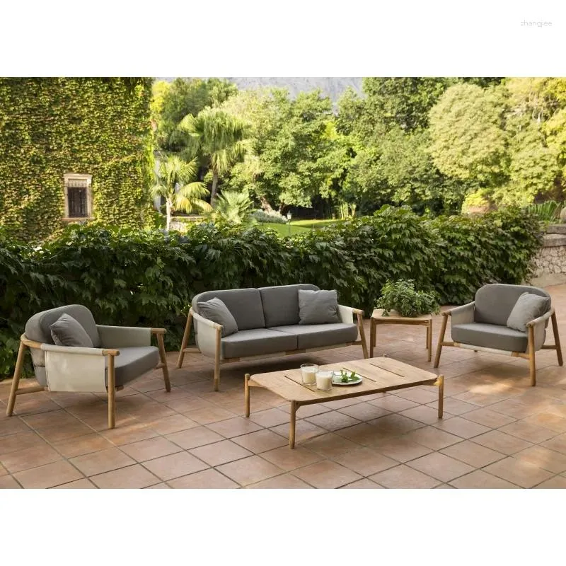 Camp Furniture Sofa Set Garden Outdoor Patio Teak Wood Quality - Mariana