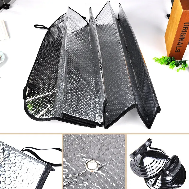 Universal Reflective Car Aluminum foil Windscreen Sunshade Front Window Sun Shade Windshield Visor Cover UV Protect