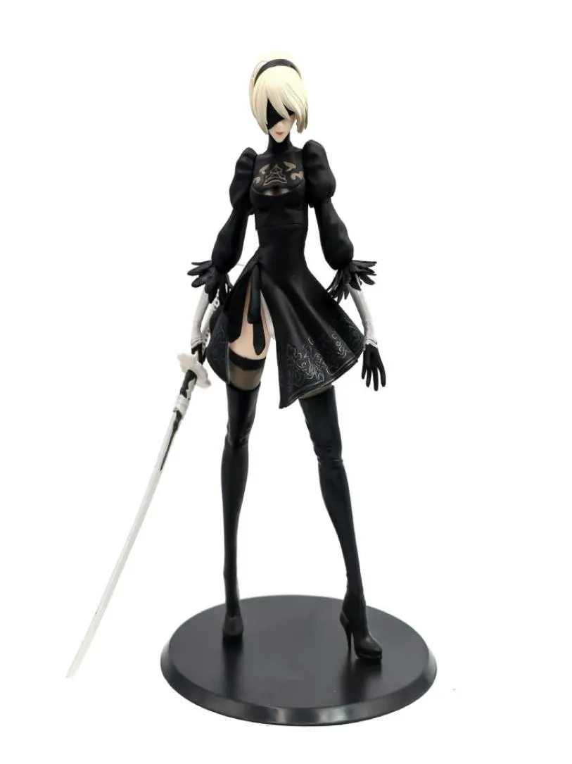 28 см аниме-игра NieR Automata 2b YoRHa No2 Type B фигурка Коллекция ПВХ Модель игрушки Brinquedos X05038802269