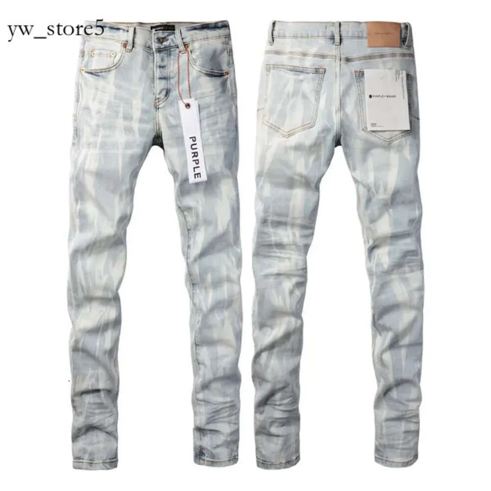 Herenjeans Designerjeans Paarse merkjeans Skinny jeans Gescheurde bikerslanke rechte skinny broek Designerjeans Modejeans Herentrendmerk Vintage broek Heren 1050