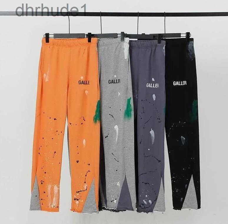 Stilista Pantaloni da uomo Pantaloni sportivi Dept Maculato Lettera Stampa Coppia da donna da uomo Allentato Versatile Casual Dritto Graffiti YEJ2