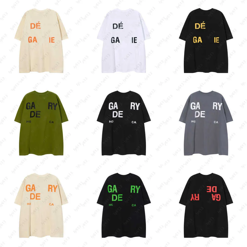 Męskie koszule designer Tshirt Men luksus t koszule galeria graficzna koszulka tee damska koszulka moda moda marka krótkiego rękawów