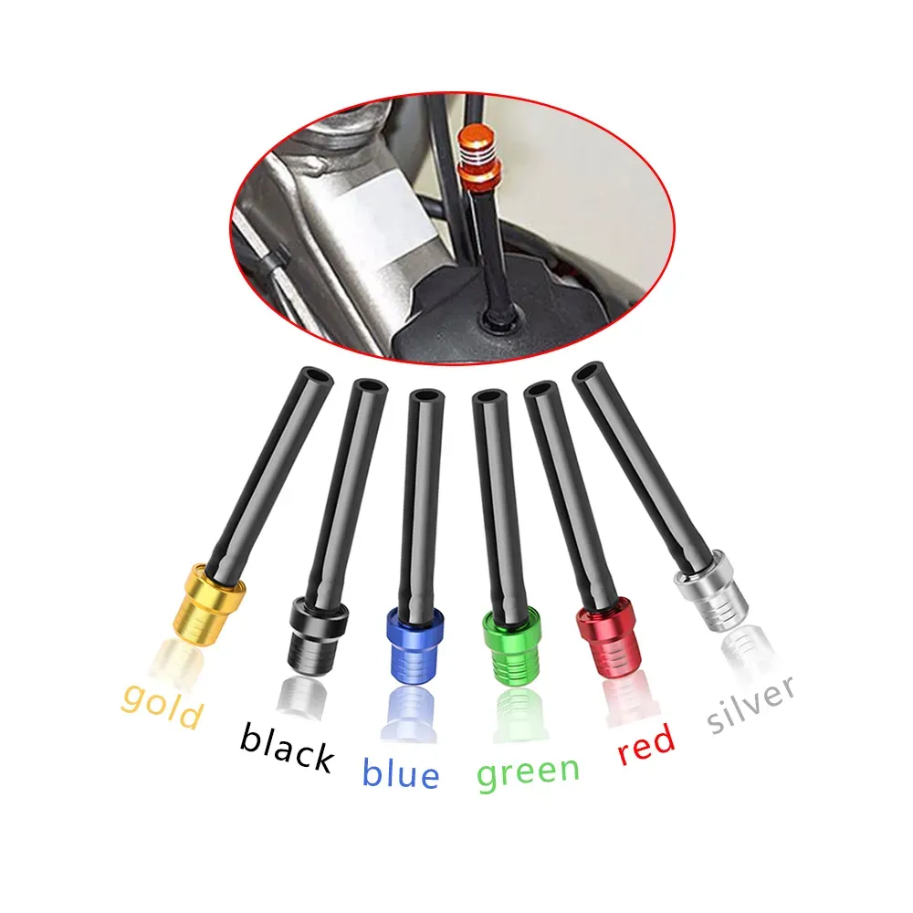 Buy Fuel Gas Tank Cap Vent Air Valve Breather Tube Pit For Dirt Bike ATV Red In , For US $6.46 - Foto 2