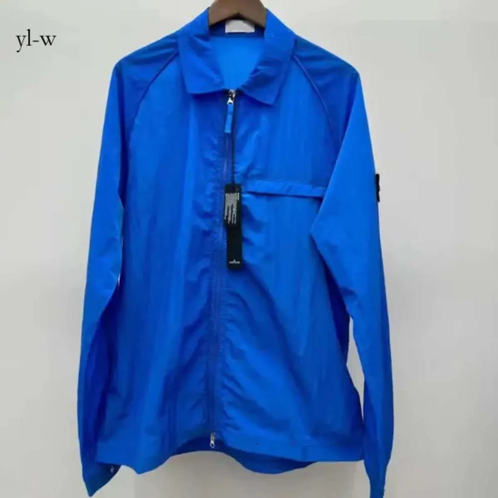 Dış Giyim Tasarımcı Rozetleri Fermuar Gömlek Ceket Gevşek Stil Bahar Sonbahar Erkekler Top Oxford Nefes Alabaç Taşınabilir Yüksek Sokak Taşları Rock Island Giyim Jacke 5977