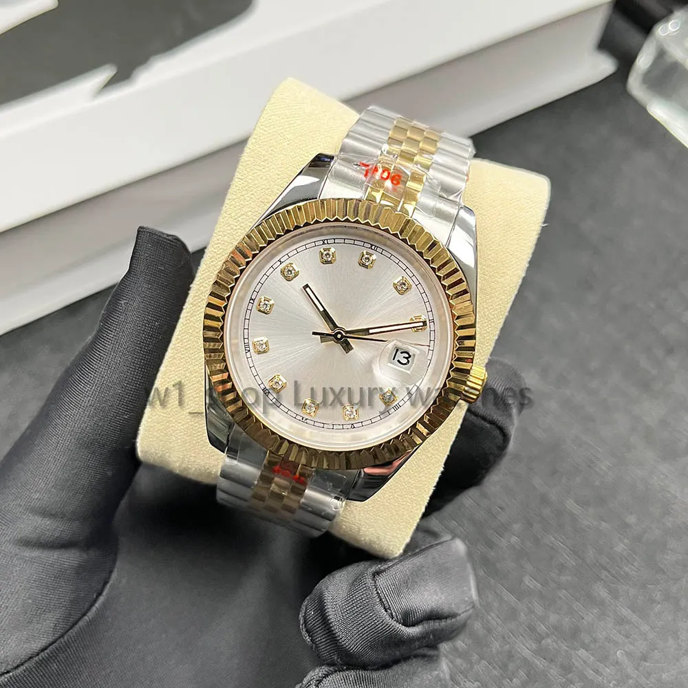W1_Shop Luxury Designer Watches Mens Mens Wath Mechanical Watch防水輝く腕時計Montre de Luxe 002