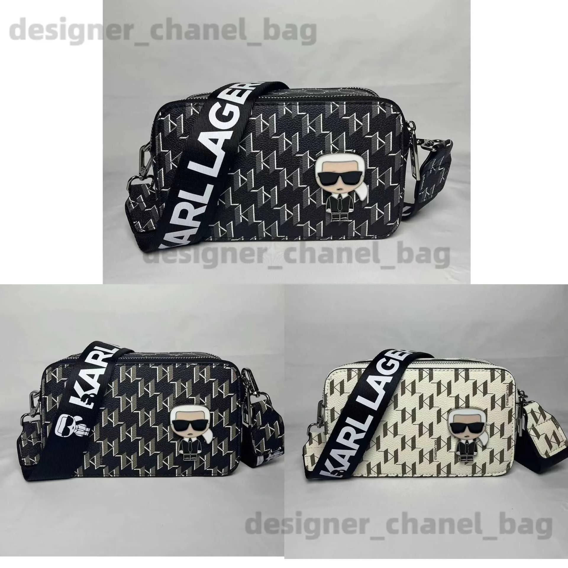 Shoulder Bags Carl square camera bag cartoon wide shoulder strap single shoulder crossbody small square bag T240116