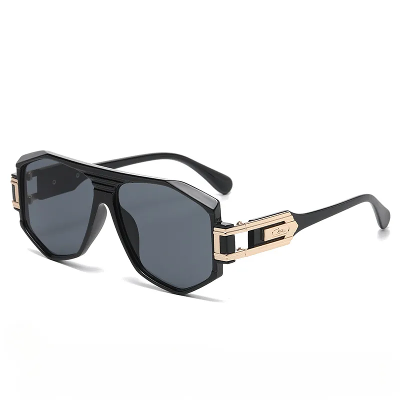 Men's Aviator Sunglasses Designer Retro Shades with UV Protection, Trendy  Blackout Sun Glasses for Driving Outdoor Style