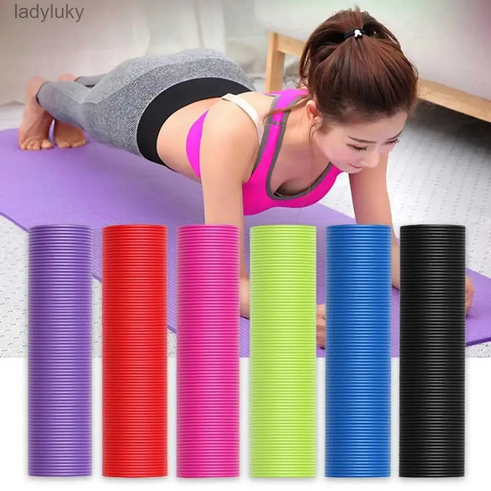 Yogamatten 183x61cm 8mm NBR Yogamatten Anti-Rutsch Sport Fitness Matte Decke Übung Yoga Pilates Matte Teppich Kissen FitnessgeräteL240118