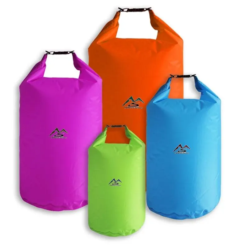 Torby wodoodporne 5L/10L/20L/40L/70L Outdoorowe pływanie suche torby worka worka pływające na suchym biegu do wędkowania pływające