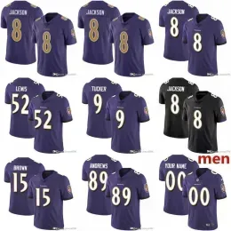 Custom men women youth Football Jerseys Baltimore``Ravens``8 Lamar Jackson 14 Sammy Watkins 20 Ed Reed 89 Mark Andrews 6 Patrick Queen