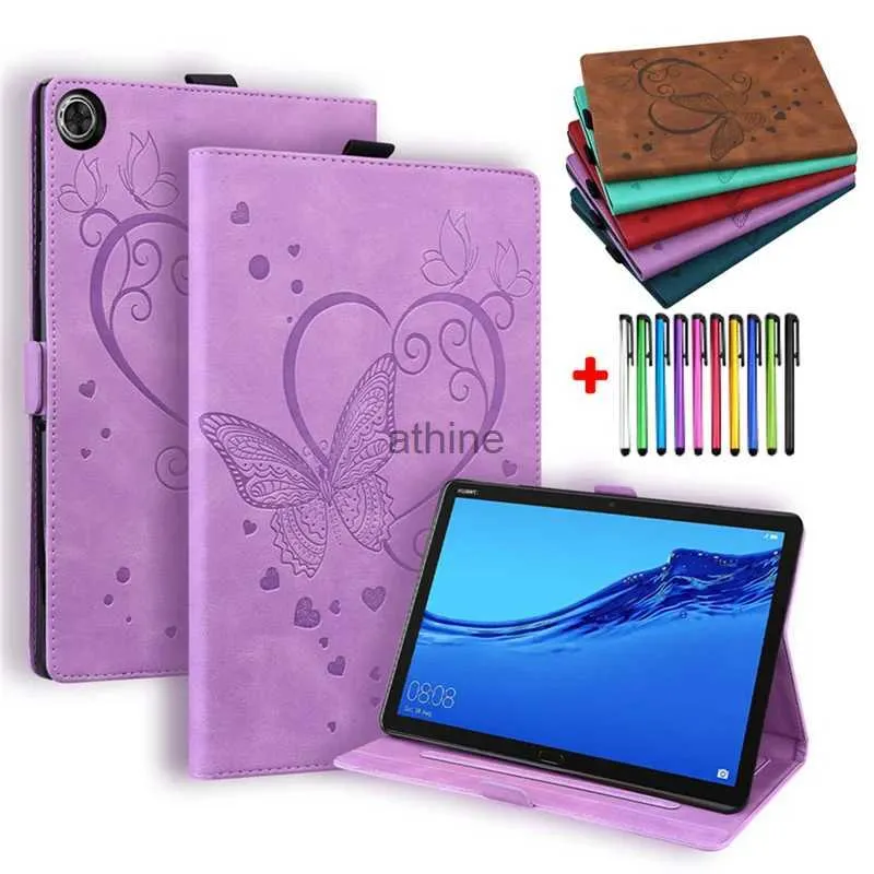 Tablet PC-fall Väskor Emboss Coque för Samsung Tab A 7 A7 Case 10.4 2020 SM-T505 T500 Tablet Book Cover för Galaxy Tab A7 Lite Case 8.7 T220 SM-T225 YQ240118