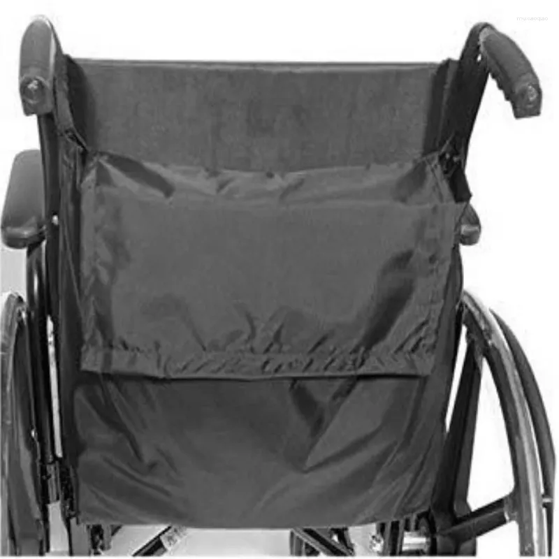 Förvaringspåsar Vattentät rullatorpåse Hållbar svart rullstol Handshanging Travel Universal Oxford tyg Washble Bärande