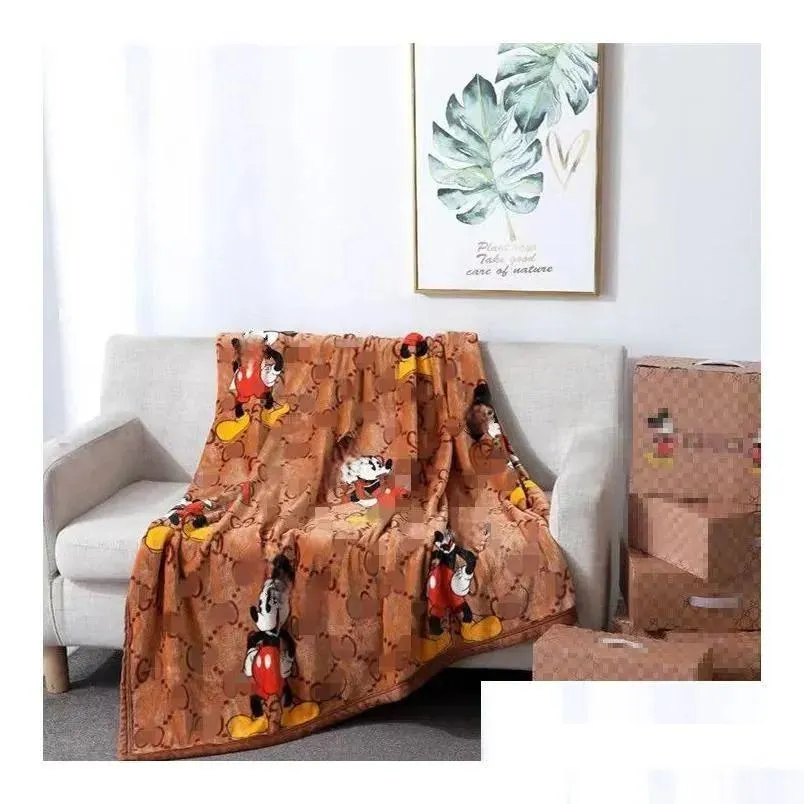 Filt fyra säsonger mjuk flanell varm soffa tupplur barn adts mattor hem textilier sängar leveranser 150x200 cm droppleverans gar dh9jp