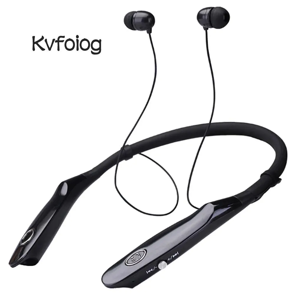 Cuffie Cuffie wireless 24 ore V5.0 Cuffie sportive con archetto da collo Cuffie stereo Bluetooth con microfono per smartphone xiaomi huawei