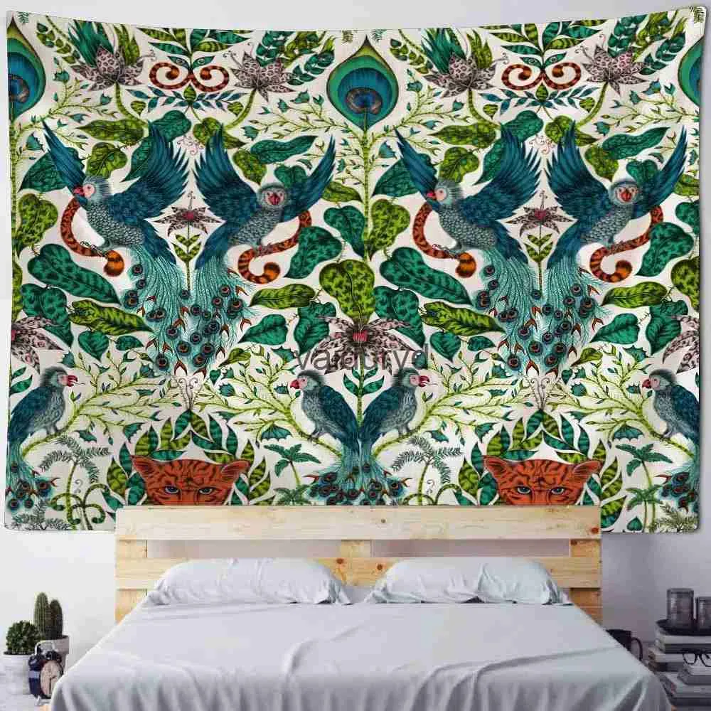 Boho Tropical Palm Leaf Modern Tapestry Wall Hanging Wall Hanging For Psychedelic Home Decor Hippie Blanket H240514 From Us dover 1.73 DHgate.Com