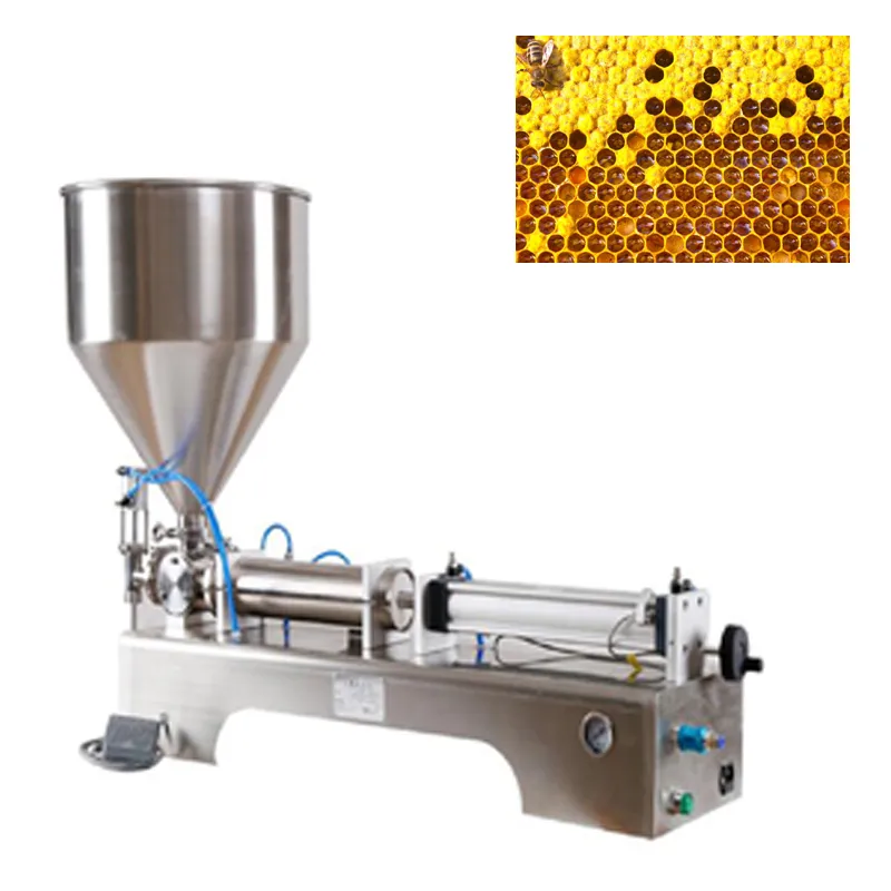 Hög noggrannhet Double Head Semi Auto Liquid / Paste Filling Machine / Self-Fluid Kvantitativ fyllningsmaskin för vatten och juice