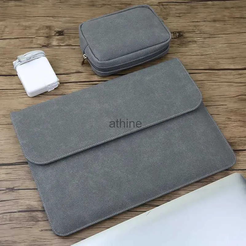 Étuis pour tablette Sacs Sacs Funda pour iPad Pro 12.9 étui 2020 2022 M1 M2 Fundas couverture en cuir PU tablette manchon sac pochette doublure Coque étanche antichoc YQ240118