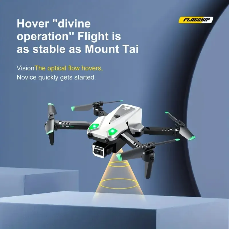 S125 Opvouwbare zeskanaals met gyro-drone, trajectvlucht, hoofdloze modus, opstijgen en landen met één sleutel, hoofdloze modus, optische stroompositionering, zwaartekrachtdetectie